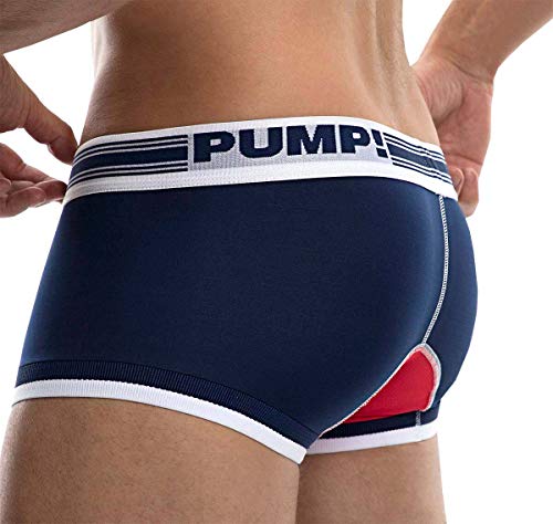 PUMP! Touchdown Academy 11077 - Calzoncillos tipo bóxer para hombre, color azul marino azul S PUMP! Touchdown Academy 11077 - Calzoncillos tipo bóxer para hombre, color azul marino azul S