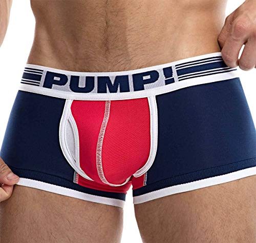 PUMP! Touchdown Academy 11077 - Calzoncillos tipo bóxer para hombre, color azul marino azul S PUMP! Touchdown Academy 11077 - Calzoncillos tipo bóxer para hombre, color azul marino azul S