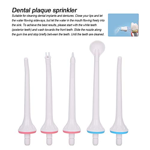 Puntas de chorro clásicas de repuesto, puntas de chorro de repuesto de alta presión ultra inalámbricas, chorro de agua dental para irrigador oral, máquina de limpieza de dientes(Blanco) Puntas de chorro clásicas de repuesto, puntas de chorro de repuesto de alta presión ultra inalámbricas, chorro de agua dental para irrigador oral, máquina de limpieza de dientes(Blanco)