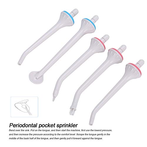 Puntas de chorro clásicas de repuesto, puntas de chorro de repuesto de alta presión ultra inalámbricas, chorro de agua dental para irrigador oral, máquina de limpieza de dientes(Blanco) Puntas de chorro clásicas de repuesto, puntas de chorro de repuesto de alta presión ultra inalámbricas, chorro de agua dental para irrigador oral, máquina de limpieza de dientes(Blanco)