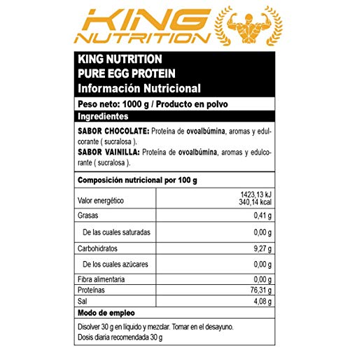 Pure EGG Protein 1Kg Vainilla Proteina de clara de huevo - sin lactosa - sin grasas - sin colesterol. Pure EGG Protein 1Kg Vainilla Proteina de clara de huevo - sin lactosa - sin grasas - sin colesterol.