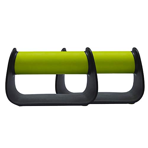 Push up Bars, Flexiones Ejercicios Manijas, Soporte para Flexiones, Skid-Resistant, Gimnasio en casa Ejercicio Rutina de Ejercicio Formación (Green)