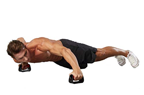 Push up Bars, Flexiones Ejercicios Manijas, Soporte para Flexiones, Skid-Resistant, Gimnasio en casa Ejercicio Rutina de Ejercicio Formación (Red) Push up Bars, Flexiones Ejercicios Manijas, Soporte para Flexiones, Skid-Resistant, Gimnasio en casa Ejercicio Rutina de Ejercicio Formación (Red)