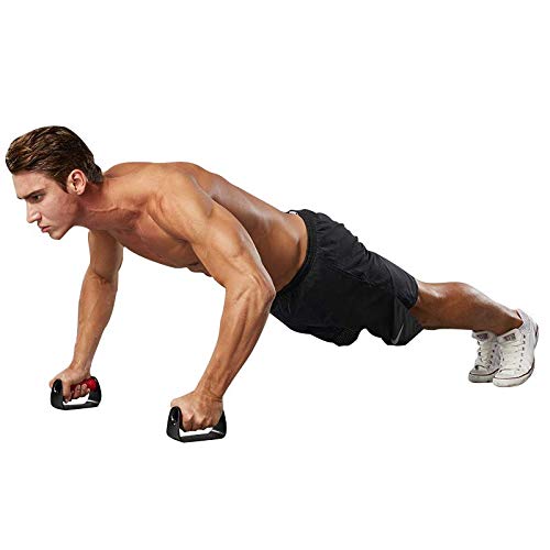 Push up Bars, Flexiones Ejercicios Manijas, Soporte para Flexiones, Skid-Resistant, Gimnasio en casa Ejercicio Rutina de Ejercicio Formación (Red) Push up Bars, Flexiones Ejercicios Manijas, Soporte para Flexiones, Skid-Resistant, Gimnasio en casa Ejercicio Rutina de Ejercicio Formación (Red)