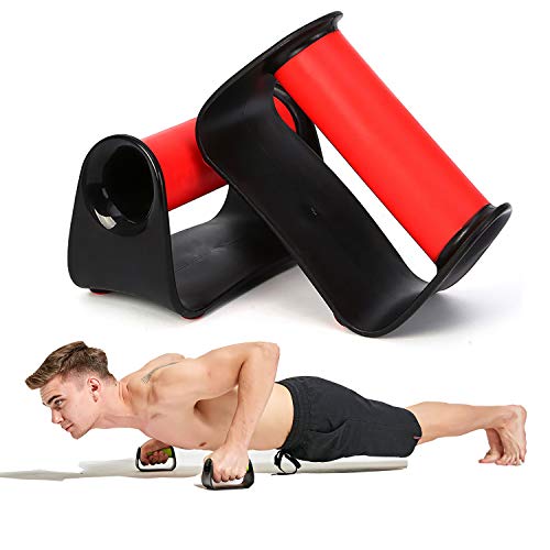 Push up Bars, Flexiones Ejercicios Manijas, Soporte para Flexiones, Skid-Resistant, Gimnasio en casa Ejercicio Rutina de Ejercicio Formación (Red) Push up Bars, Flexiones Ejercicios Manijas, Soporte para Flexiones, Skid-Resistant, Gimnasio en casa Ejercicio Rutina de Ejercicio Formación (Red)