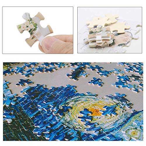 Puzzle 1000 piezas Obra de arte vista al atardecer avión estilo moderno puzzle 1000 piezas Rompecabezas de juguete de descompresión intelectual educativo divertido juego famil50x75cm(20x30inch)