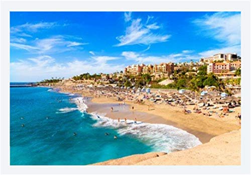Puzzle Jigsaws 1000 Piezas Vacaciones De Verano En La Playa De El Duque En Tenerife Famosa Costa De Adeje En Canarias España DIY Art For Grown Ups Adultos