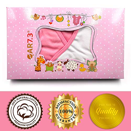 QAR7.3 Ropa Bebe Recien Nacido - 5 Piezas para Niñas 0-3 Meses - Talla 56 - Rosa QAR7.3 Ropa Bebe Recien Nacido - 5 Piezas para Niñas 0-3 Meses - Talla 56 - Rosa