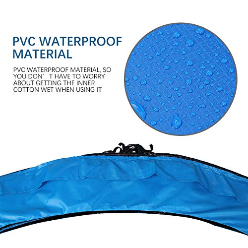 Qdreclod Reemplazo Trampolín Protectora 184cm 244cm 305cm 366cm 397cm 427cm Cubierta para Borde de Cama Elástica Resortes de Trampolín,Resistente a los Rayos UV, Resistente a los Desgarros Qdreclod Reemplazo Trampolín Protectora 184cm 244cm 305cm 366cm 397cm 427cm Cubierta para Borde de Cama Elástica Resortes de Trampolín,Resistente a los Rayos UV, Resistente a los Desgarros