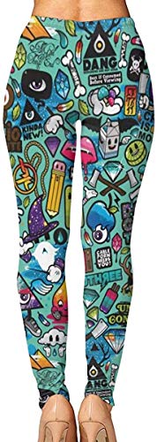 QIAOJIE Pantalones de Yoga High/Mid-Waist Yoga Leggings for Running Yoga Working out, Women Lounging Pants QIAOJIE Pantalones de Yoga High/Mid-Waist Yoga Leggings for Running Yoga Working out, Women Lounging Pants