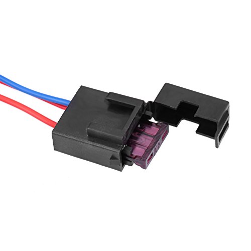 Qiilu 12V Universal Coche LED Interruptor de encendido/apagado de la luz de niebla Kit de Relé de fusible del arnés de cableado Qiilu 12V Universal Coche LED Interruptor de encendido/apagado de la luz de niebla Kit de Relé de fusible del arnés de cableado