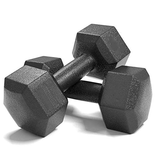 QILIN Mancuernas De Ejercicio, Par De Mancuernas Sport Hexagon Dumbbell Set Home Gym Fitness Hexagon Dumbbell Kit Ejercicio De Levantamiento De Pesas, 2KG,4KG,6KG,5KG,10KG,12KG,15KG,20KG