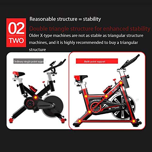 QINYUP Bicicleta estática para casa o bicicleta estática, manta de muto, equipamiento de fitness, pedal, pérdida de peso, equipo deportivo