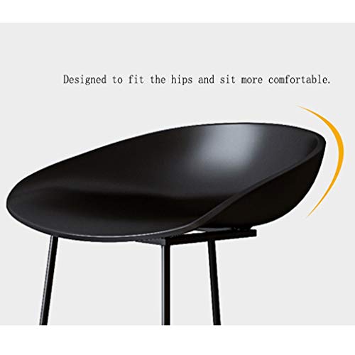 Qjifangyizi Taburete De Bar Nordic Taburete De Bar De Hierro Forjado Moderno Minimalista Respaldo En Casa Silla Alta Bar Creativo Desayuno Silla Silla De Cocina Negro (Color : Blanco, Tamaño : 65CM) Qjifangyizi Taburete De Bar Nordic Taburete De Bar De Hierro Forjado Moderno Minimalista Respaldo En Casa Silla Alta Bar Creativo Desayuno Silla Silla De Cocina Negro (Color : Blanco, Tamaño : 65CM)
