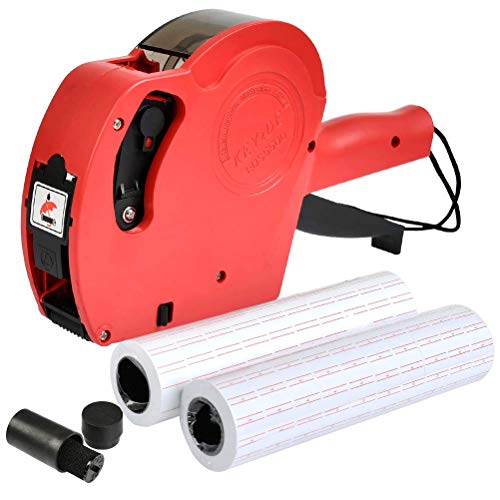 QLOUNI MX-5500 Kit de máquina de pistola de precio con 10000 etiquetas de precio+rueda de tinta QLOUNI MX-5500 Kit de máquina de pistola de precio con 10000 etiquetas de precio+rueda de tinta