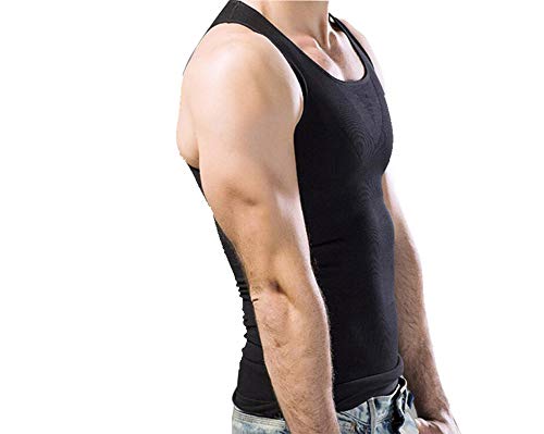 Q&M Hombres Cintura Entrenador Chaleco Adelgazante Corsé Escultor De Cuerpo Sauna Sudor Trajes Pérdida De Peso Rutina De Ejercicio Aptitud Camisa,L Q&M Hombres Cintura Entrenador Chaleco Adelgazante Corsé Escultor De Cuerpo Sauna Sudor Trajes Pérdida De Peso Rutina De Ejercicio Aptitud Camisa,L