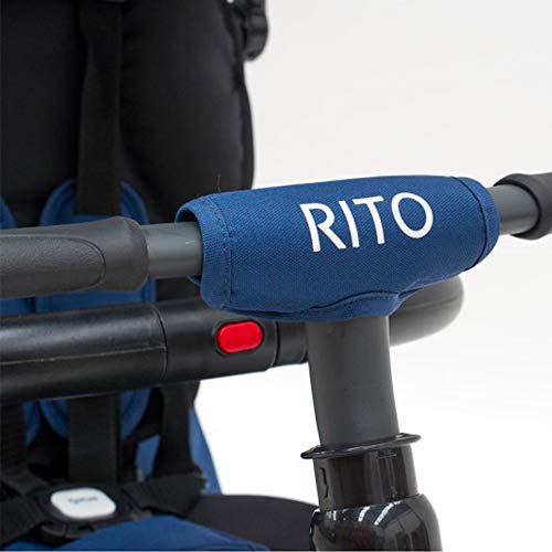 QPLAY Triciclo Evolutivo para Bebés Rito Air - Plegable - con Pedales - Azul - De 10 a 36 Meses - Peso máximo soportable 25kg