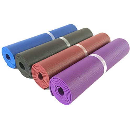 QQCR-A PVC Estera de Yoga Estera de Yoga de Alta Densidad para Ejercicios Gimnasia Extra Gruesa Estiramiento de Gimnasio de 6 mm y Pilates, 183x61 cm (Color : Red) QQCR-A PVC Estera de Yoga Estera de Yoga de Alta Densidad para Ejercicios Gimnasia Extra Gruesa Estiramiento de Gimnasio de 6 mm y Pilates, 183x61 cm (Color : Red)