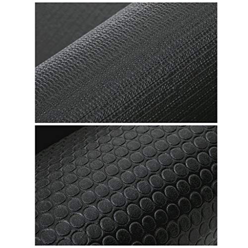 QQCR-A PVC Estera de Yoga Estera de Yoga de Alta Densidad para Ejercicios Gimnasia Extra Gruesa Estiramiento de Gimnasio de 6 mm y Pilates, 183x61 cm (Color : Black) QQCR-A PVC Estera de Yoga Estera de Yoga de Alta Densidad para Ejercicios Gimnasia Extra Gruesa Estiramiento de Gimnasio de 6 mm y Pilates, 183x61 cm (Color : Black)