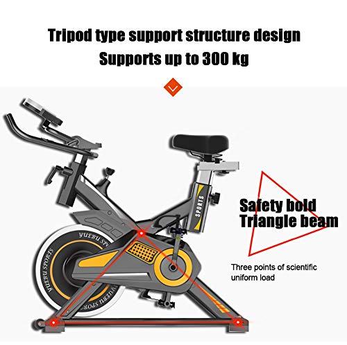 QQLK Bicicleta EstáTica Indoor - Bicicleta De Spinning - Ejercicio Bicicleta Entrenamiento AeróBico, con Pantalla Multifunción QQLK Bicicleta EstáTica Indoor - Bicicleta De Spinning - Ejercicio Bicicleta Entrenamiento AeróBico, con Pantalla Multifunción