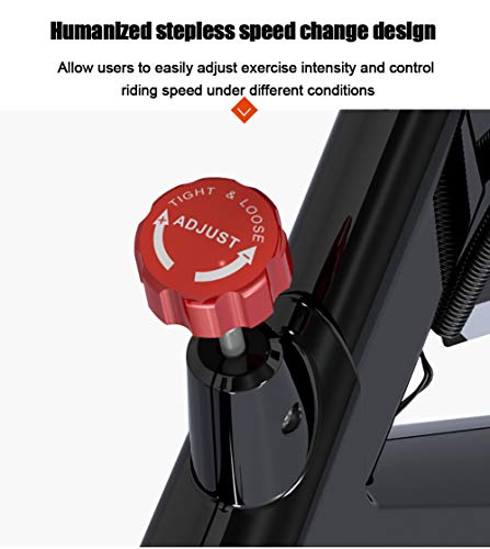 QQLK Bicicleta EstáTica Indoor - Bicicleta De Spinning - Ejercicio Bicicleta Entrenamiento AeróBico, con Pantalla Multifunción QQLK Bicicleta EstáTica Indoor - Bicicleta De Spinning - Ejercicio Bicicleta Entrenamiento AeróBico, con Pantalla Multifunción