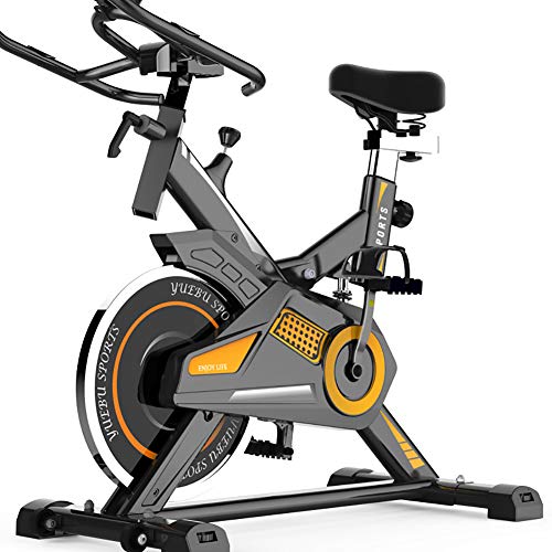 QQLK Bicicleta EstáTica Indoor - Bicicleta De Spinning - Ejercicio Bicicleta Entrenamiento AeróBico, con Pantalla Multifunción