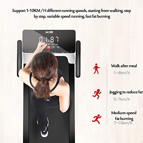 QQLK Cinta De Correr Caminar Plegable Electrico - Amortiguación Equilibrada, 130 Kg De Carga, Adecuado para El Hogar Y La Oficina. QQLK Cinta De Correr Caminar Plegable Electrico - Amortiguación Equilibrada, 130 Kg De Carga, Adecuado para El Hogar Y La Oficina.