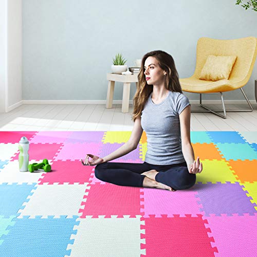 qqpp Alfombra Puzzle para Niños Bebe Infantil - Suelo de Goma EVA Suave. 20 Piezas (30*30*1.0cm), Blanco, Naranja, Rosa, Amarillo, Azul, Verde, Rojo, Morado. QQC-ABCEGHIKb20N qqpp Alfombra Puzzle para Niños Bebe Infantil - Suelo de Goma EVA Suave. 20 Piezas (30*30*1.0cm), Blanco, Naranja, Rosa, Amarillo, Azul, Verde, Rojo, Morado. QQC-ABCEGHIKb20N