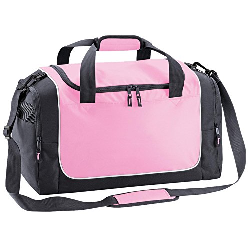 Quadra Teamwear - Bolsa para taquilla deportiva Rosa Rosa clásico, gris grafito, blanco. Taille unique