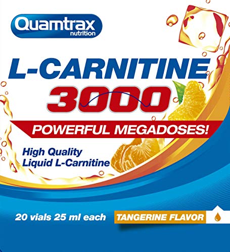 Quamtrax Carnitina 3000 Mandarina - 20 viales x 25 ml