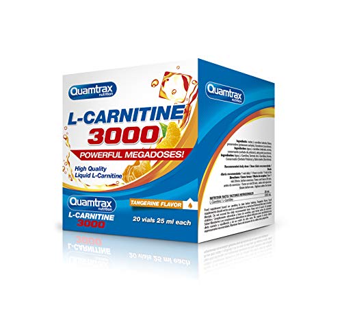 Quamtrax Carnitina 3000 Mandarina - 20 viales x 25 ml