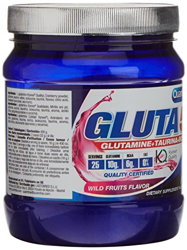 Quamtrax Gluta 5 en polvo Sabor Frutas del Bosque - 400gr