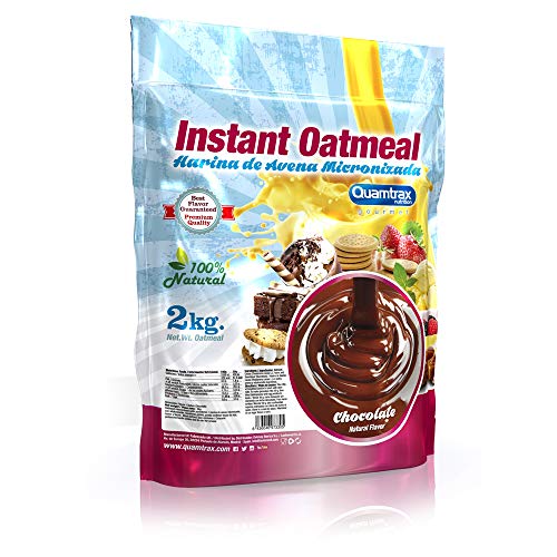 Quamtrax Gourmet Avena Instantánea en polvo, Sabor Chocolate - 2000 gr Quamtrax Gourmet Avena Instantánea en polvo, Sabor Chocolate - 2000 gr