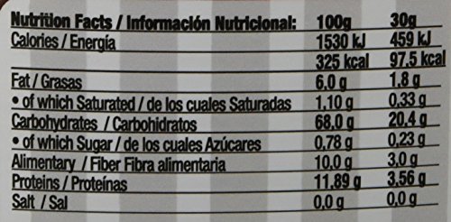 Quamtrax Gourmet Avena Instantánea en polvo, Sabor Chocolate & Avellana- 2000 gr