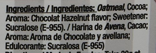 Quamtrax Gourmet Avena Instantánea en polvo, Sabor Chocolate & Avellana- 2000 gr