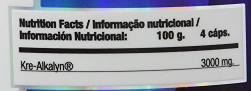 Quamtrax Kre Alkalyn 3000 - 240 cápsulas Quamtrax Kre Alkalyn 3000 - 240 cápsulas