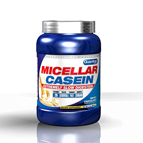 Quamtrax Micellar Casein Sabor Chocolate Blanco- 907 gr