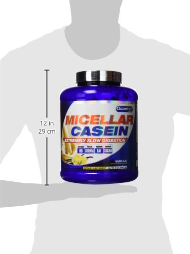 Quamtrax Micellar Casein Sabor Vainilla - 2267 gr Quamtrax Micellar Casein Sabor Vainilla - 2267 gr