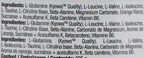 Quamtrax Nutrition Bcaa 4, Sabor Naranja - 325 gr Quamtrax Nutrition Bcaa 4, Sabor Naranja - 325 gr