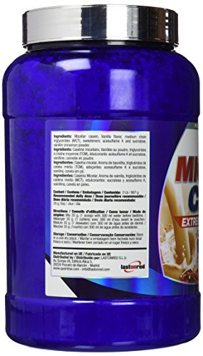 Quamtrax Nutrition Micellar Casein, Sabor Vainilla con Canela - 907 gr