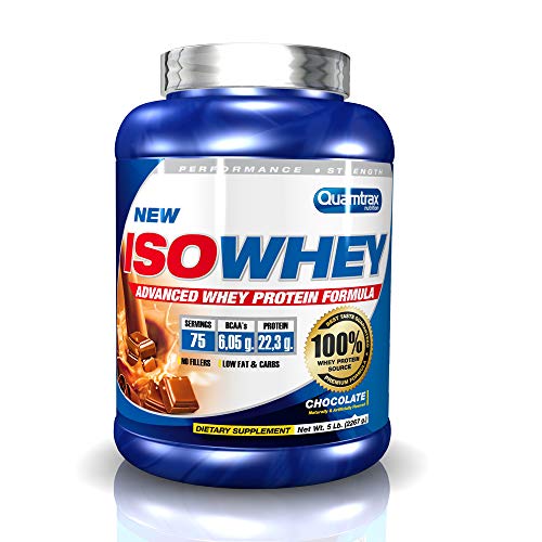 Quamtrax Proteina Iso Whey Sabor Chocolate- 2267 gr