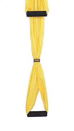 QUBABOBO Hamaca de Yoga Tafetán de Nailon Antigravedad Swing Sling Inversión para Pilates Gimnasia con 664lb Carga