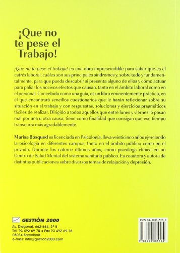 ¡Que no te pese el trabajo! ¡Que no te pese el trabajo!