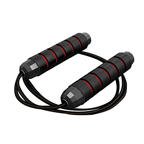 QueenDer Cuerda para Saltar, Cuerda Saltar Alta Velocidad y 3M Longitud Ajustable, Cuerda de Salto con Mango de Espuma y Rodamientos de Bolas para HIIT Quema Gimnasia Aumentar la Resistencia(Rojo) QueenDer Cuerda para Saltar, Cuerda Saltar Alta Velocidad y 3M Longitud Ajustable, Cuerda de Salto con Mango de Espuma y Rodamientos de Bolas para HIIT Quema Gimnasia Aumentar la Resistencia(Rojo)