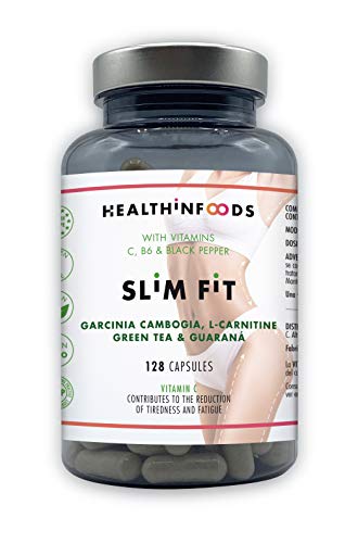 Quemagrasas Potente y Natural Termogénico para Adelgazar |Healthinfoods|Pérdida de Peso|Supresor Apetito|128 Cápsulas|Garcinia Cambogia,L-Carnitina, Extracto de Café y Té Verde,Guaraná,Mango Africano Quemagrasas Potente y Natural Termogénico para Adelgazar |Healthinfoods|Pérdida de Peso|Supresor Apetito|128 Cápsulas|Garcinia Cambogia,L-Carnitina, Extracto de Café y Té Verde,Guaraná,Mango Africano