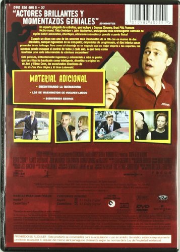 Quemar después de leer [DVD]