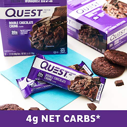 Quest Nutrition Double Choc Chunk Bar 60 g (order 12 for retail outer) Quest Nutrition Double Choc Chunk Bar 60 g (order 12 for retail outer)
