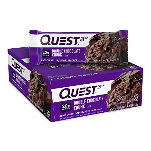 Quest Nutrition Double Choc Chunk Bar 60 g (order 12 for retail outer) Quest Nutrition Double Choc Chunk Bar 60 g (order 12 for retail outer)