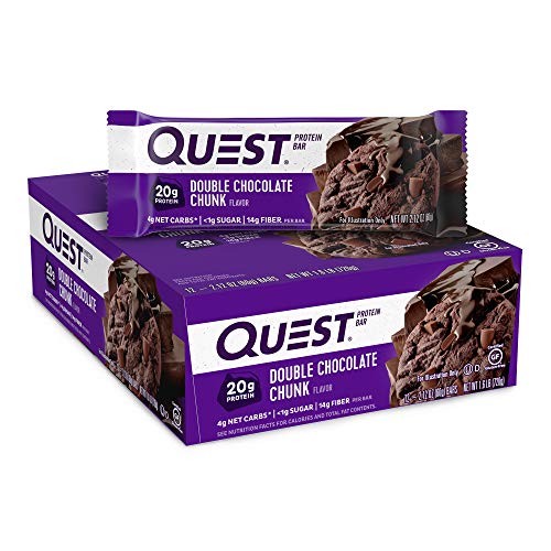 Quest Nutrition Double Choc Chunk Bar 60 g (order 12 for retail outer)