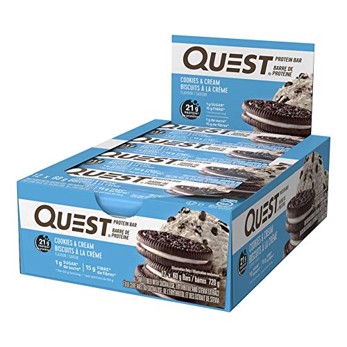 Quest Nutrition Quest Bars Cookies & Cream - 12 Barras
